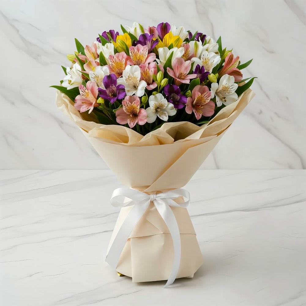 Букет цветов из: Альстромерии в Марксе