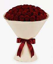 Букет 101 Бордовая роза Блэк Бакарра в Марксе