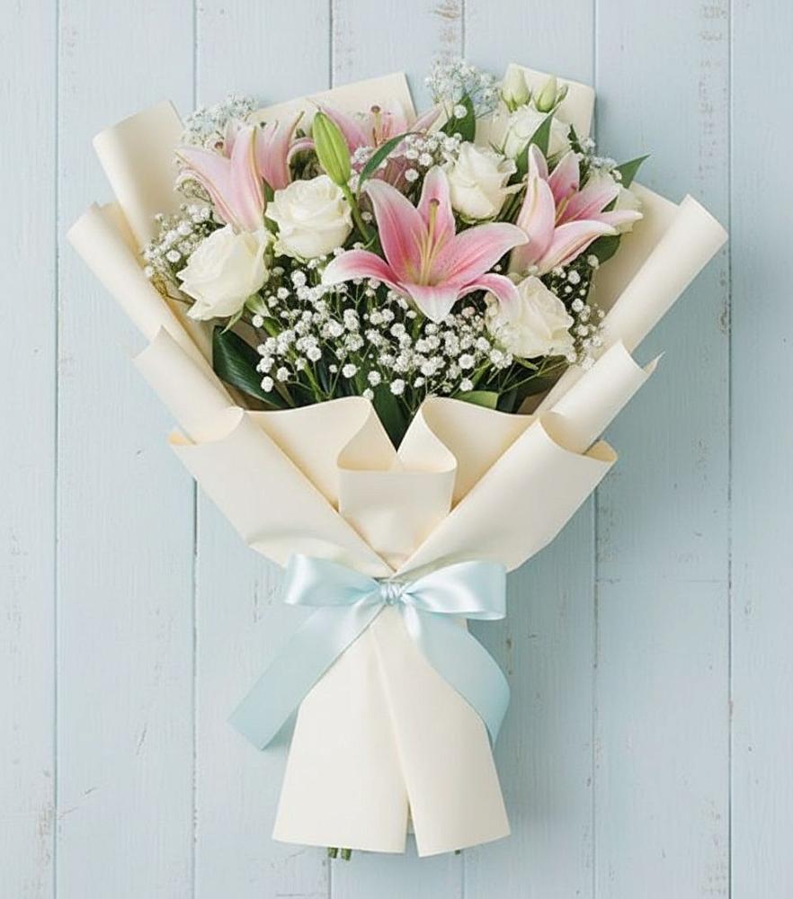 Букет цветов из: Лилии в Марксе