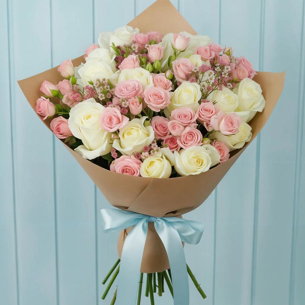 Букет цветов из: Розы в Марксе