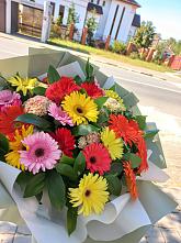 Букет цветов из:  Герберы #REPLACE_PRED# Марксе