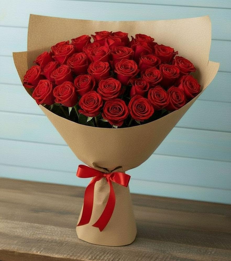Букет Красные розы Милано в Марксе