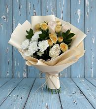 Букет цветов из:  Розы и Хризантемы #REPLACE_PRED# Марксе