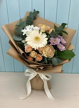 Букет цветов из:  Герберы и Хризантемы в Марксе
