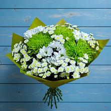 Букет цветов из:  Хризантемы #REPLACE_PRED# Марксе