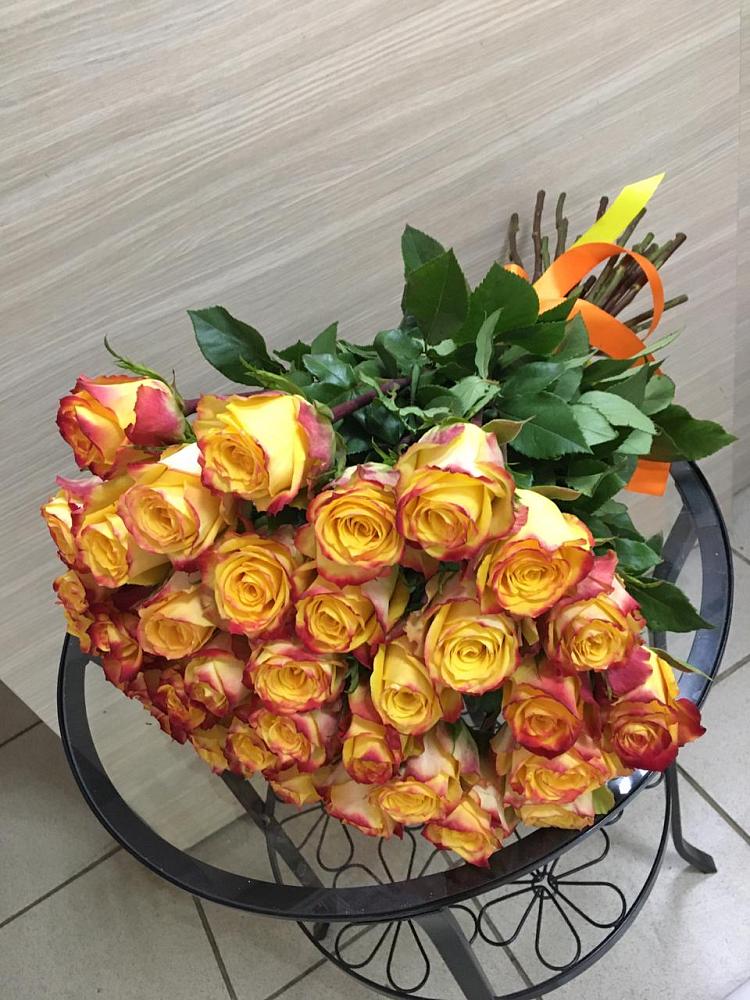 Букет Желтые розы в Марксе