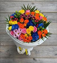 Букет цветов из:  Розы и Хризантемы в Марксе