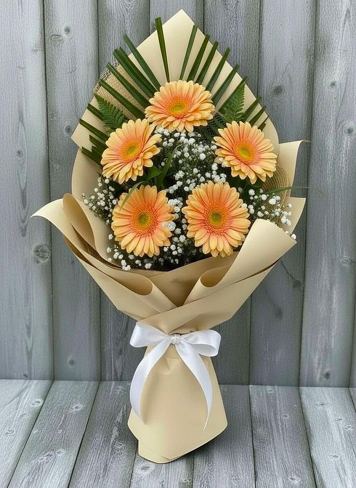 Букет цветов из: Герберы в Марксе