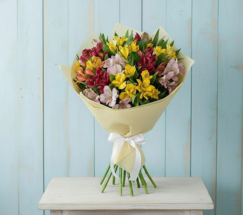 Букет цветов из: Альстромерии в Марксе