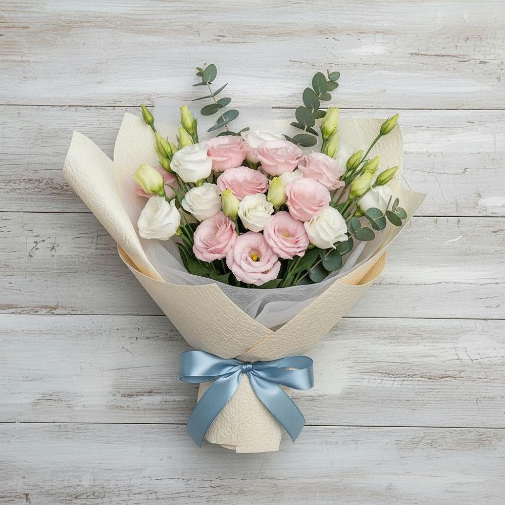 Букет цветов из: Лизиантусы в Марксе